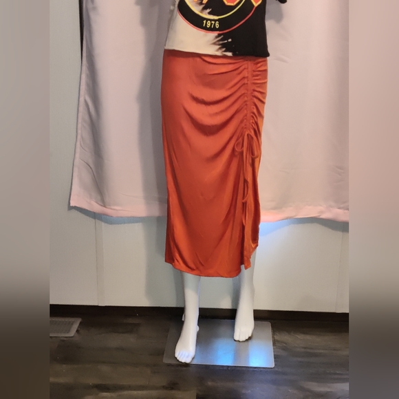 NWT Drawstring Maxi Skirt - Picture 2 of 5